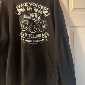 Black Graphic Men's Sweater